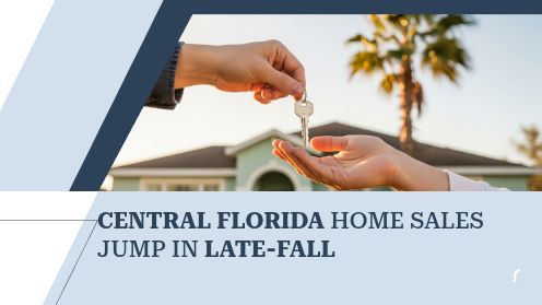 Central Florida Home Sales Jump in Late-Fall